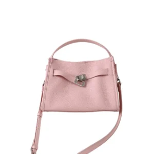 Blush Pink Buckle Crossbody Bag